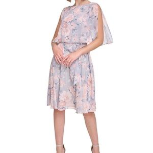 Jessica Howard Women's Floral-Print Belted
Popover Dress